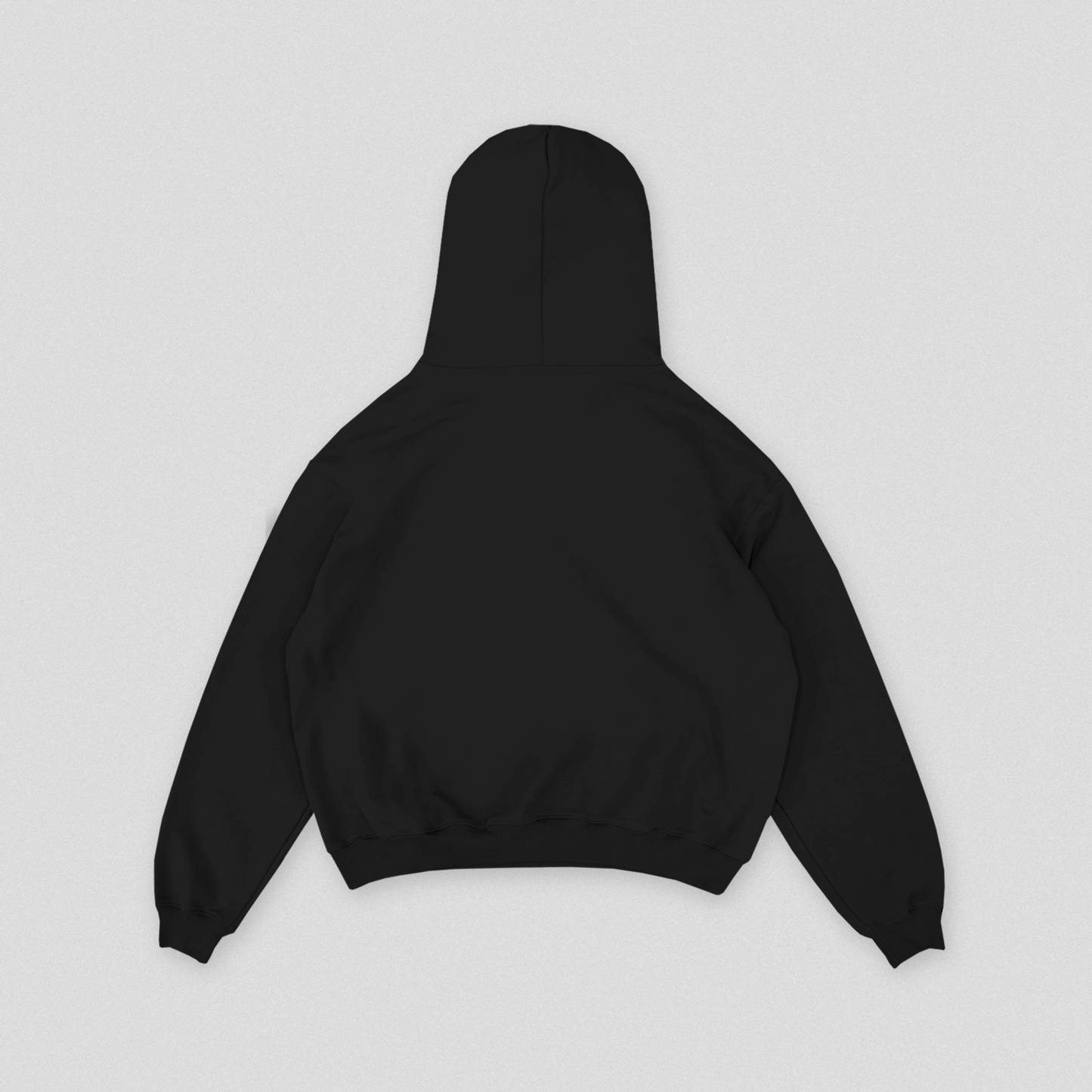 JUSTOVER BASIC HOODIE BLACK