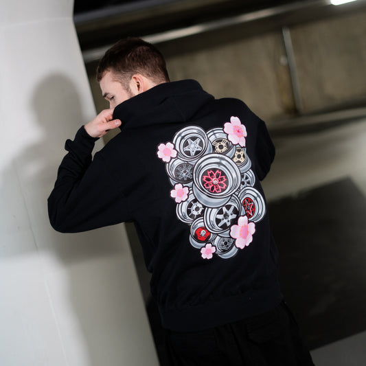 JUSTOVER RIMS HOODIE BLACK