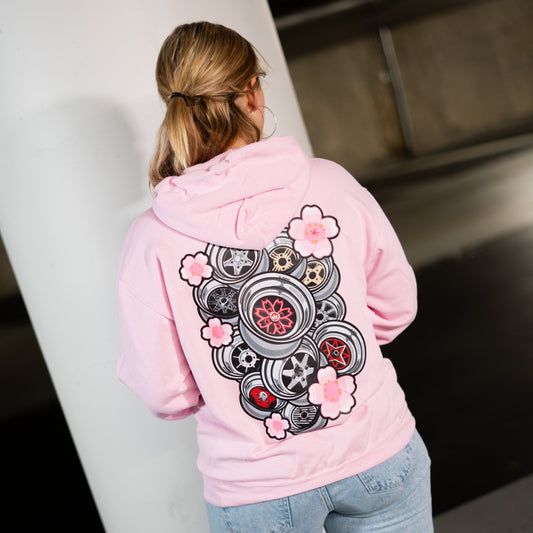 JUSTOVER RIMS HOODIE PINK