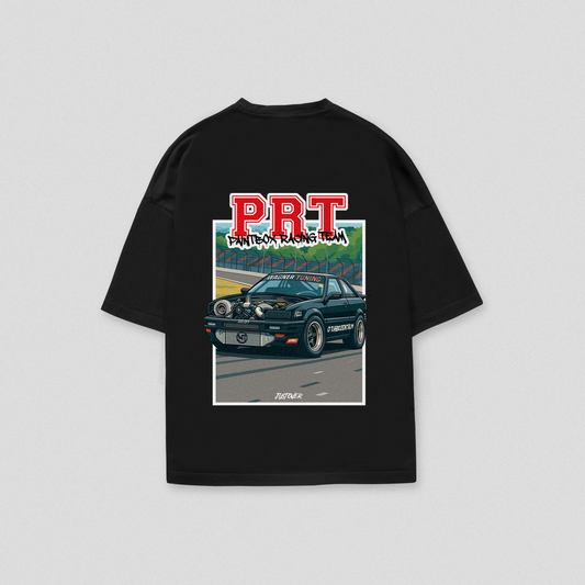 JUSTOVER PRT SHIRT BLACK